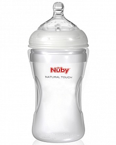 Бутылочка с антиколиковой системой, 300 мл. (Nuby, NT67018)